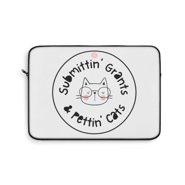 Submittin' Grants & Pettin' Cats Laptop Sleeve - Image 4