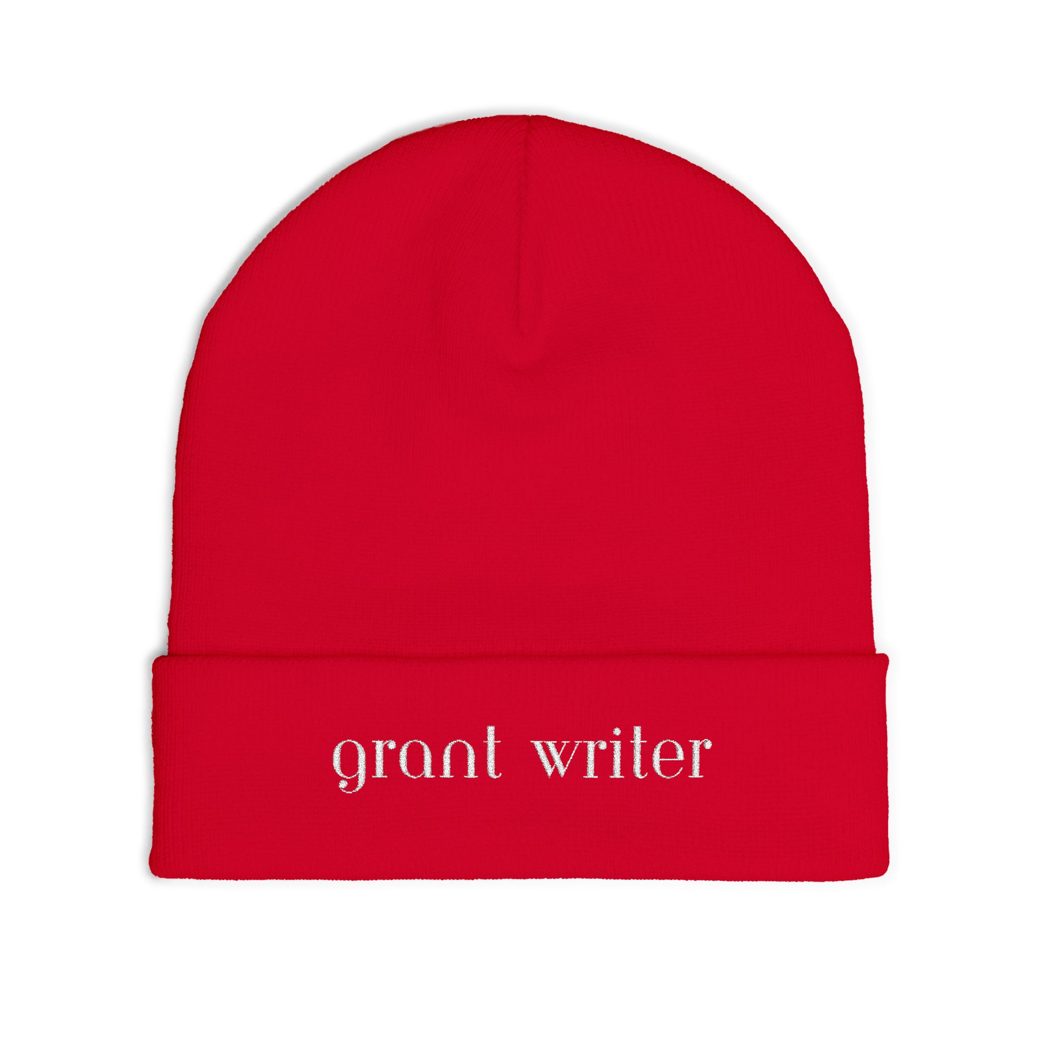 Grant Writer Knit Beanie (Embroidery) - Image 19