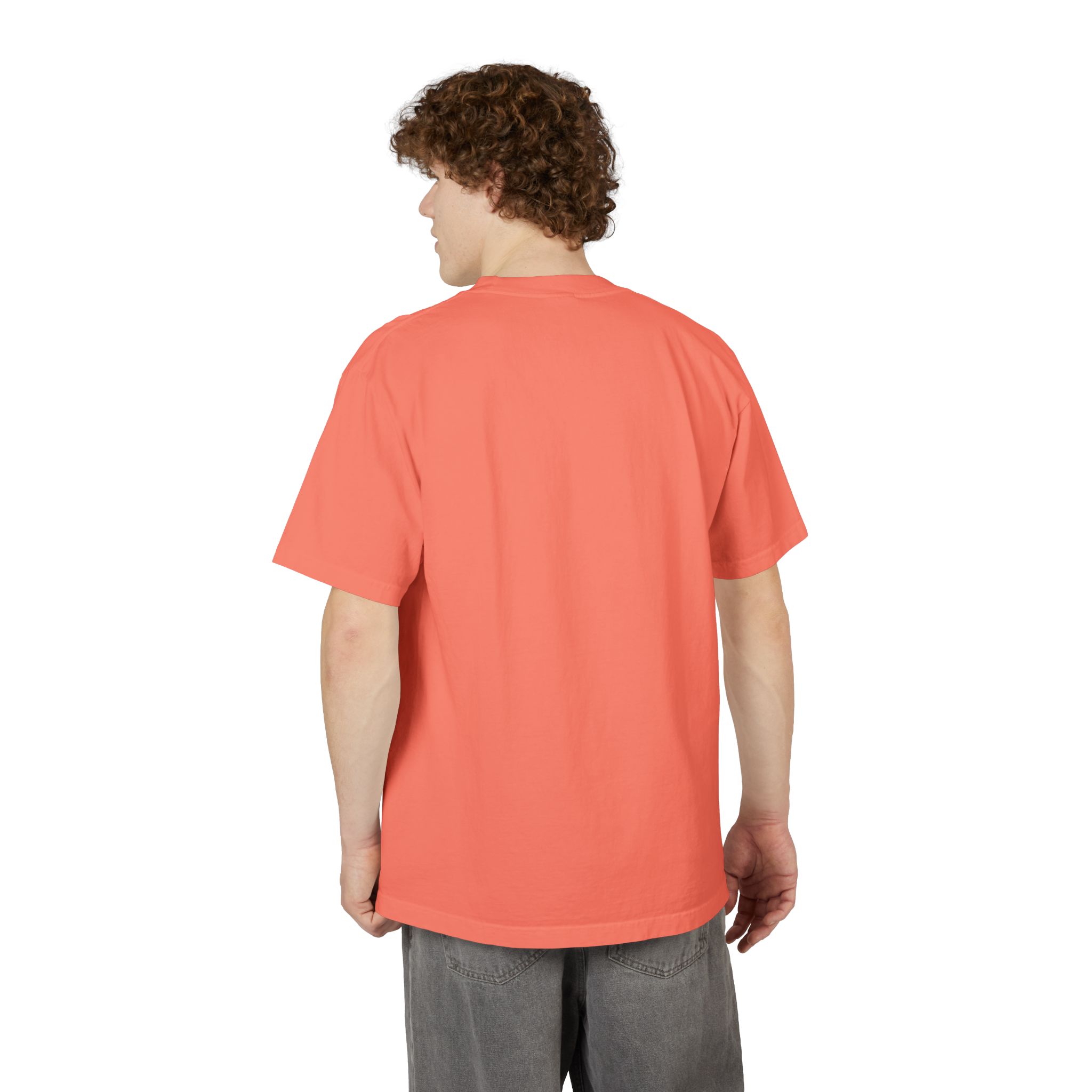 Unisex Team Oxford Comma Garment-Dyed Drop-Shoulder T-Shirt - Image 48