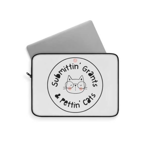Submittin' Grants & Pettin' Cats Laptop Sleeve - Image 2