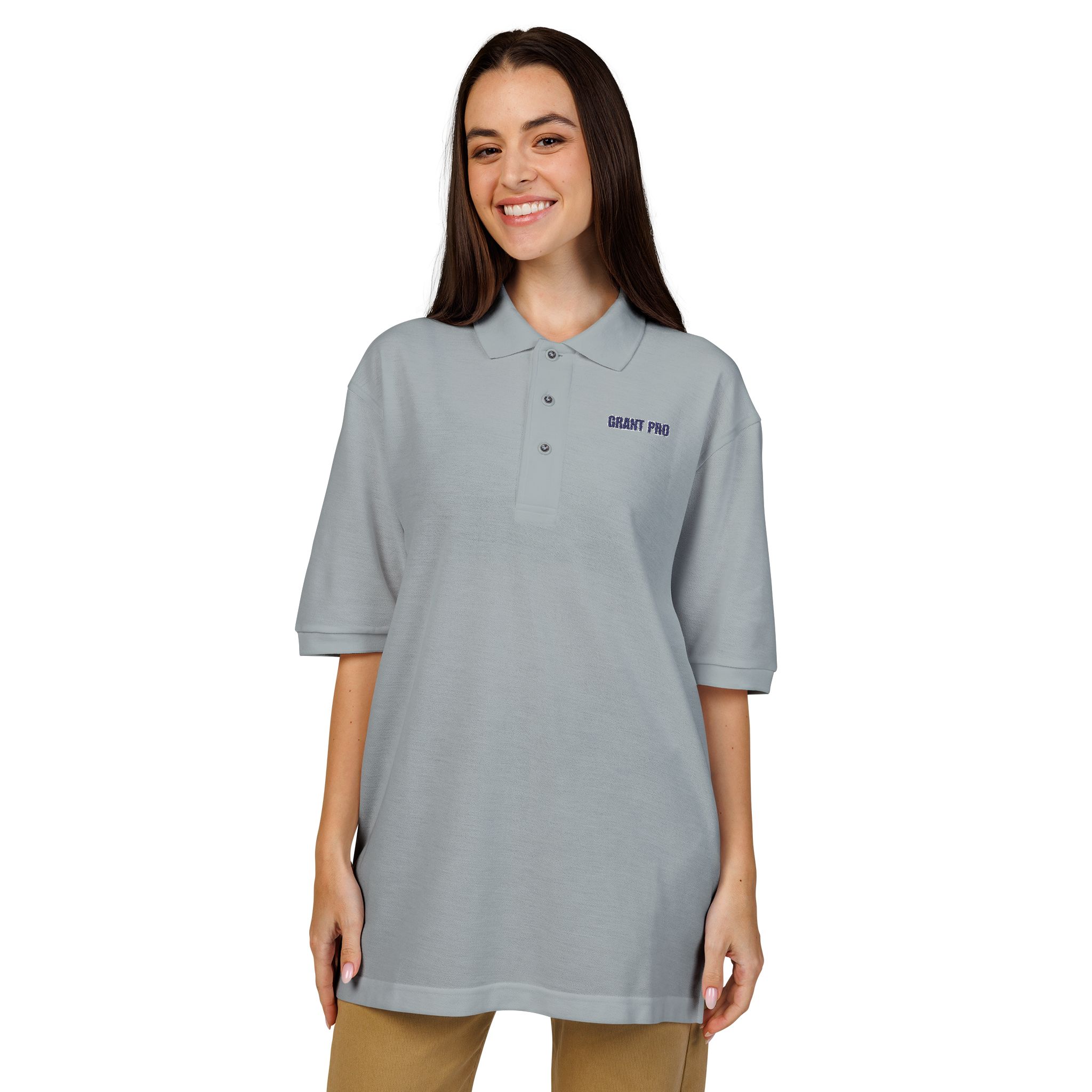 Unisex Grant Pro Polo Shirt (Embroidery) - Image 6