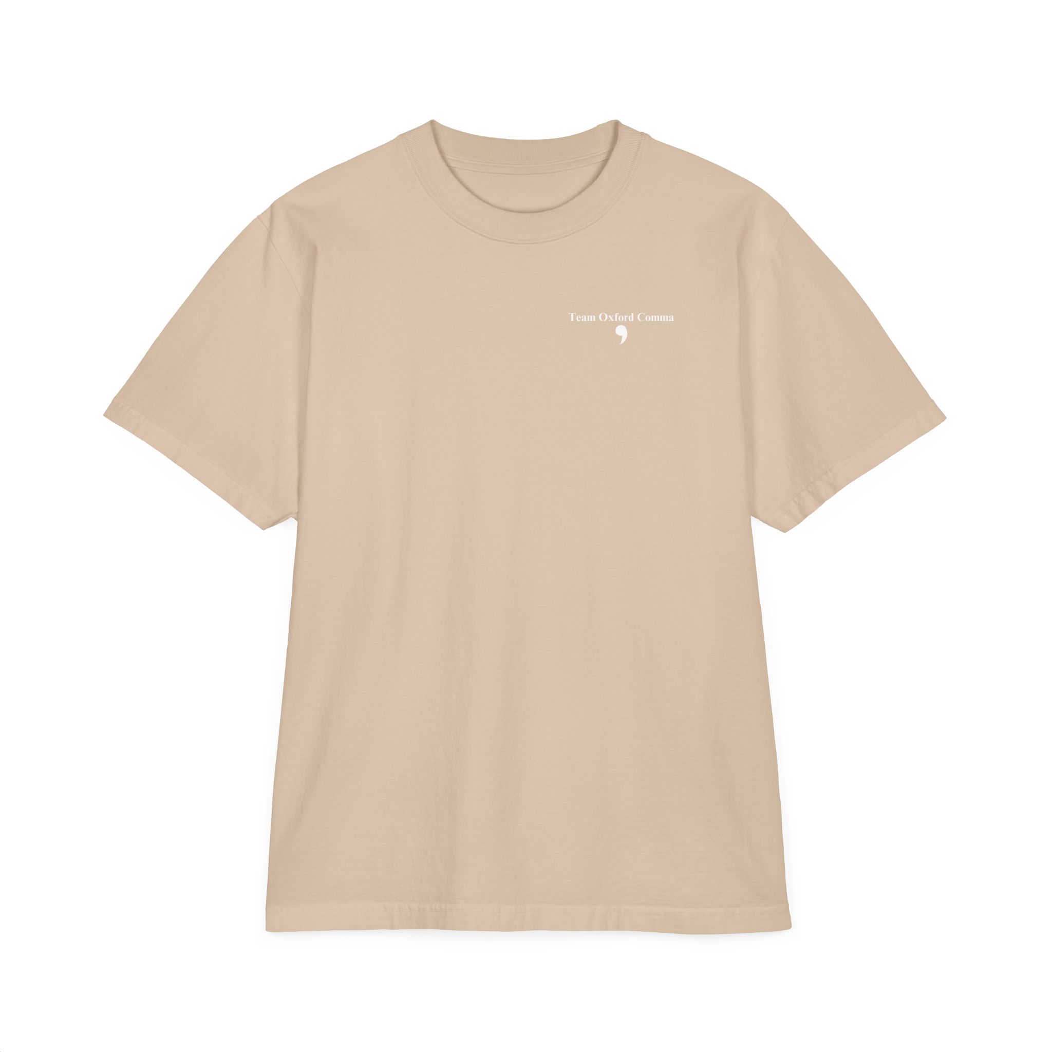 Unisex Team Oxford Comma Garment-Dyed Drop-Shoulder T-Shirt - Image 29