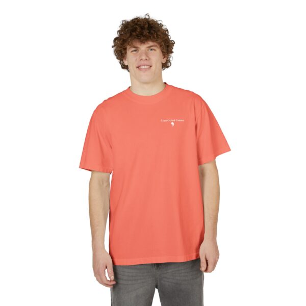 Unisex Team Oxford Comma Garment-Dyed Drop-Shoulder T-Shirt - Image 47