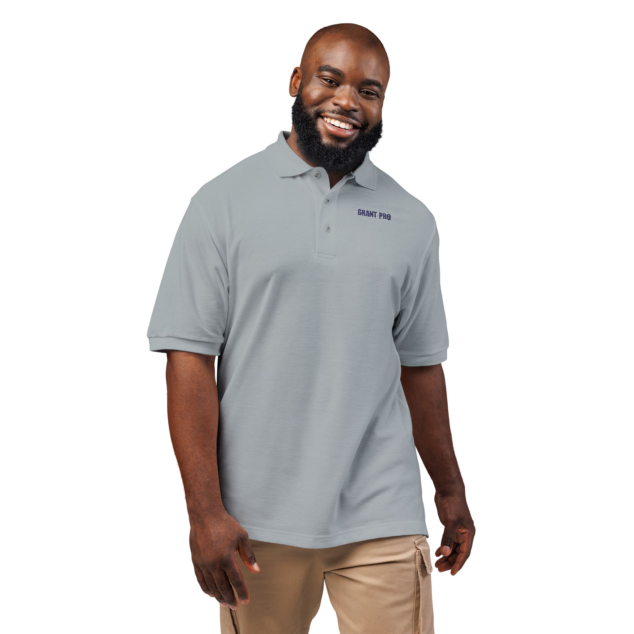 Unisex Grant Pro Polo Shirt (Embroidery)