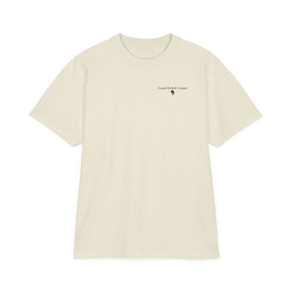 Unisex Team Oxford Comma Garment-Dyed Drop-Shoulder T-Shirt - Image 22