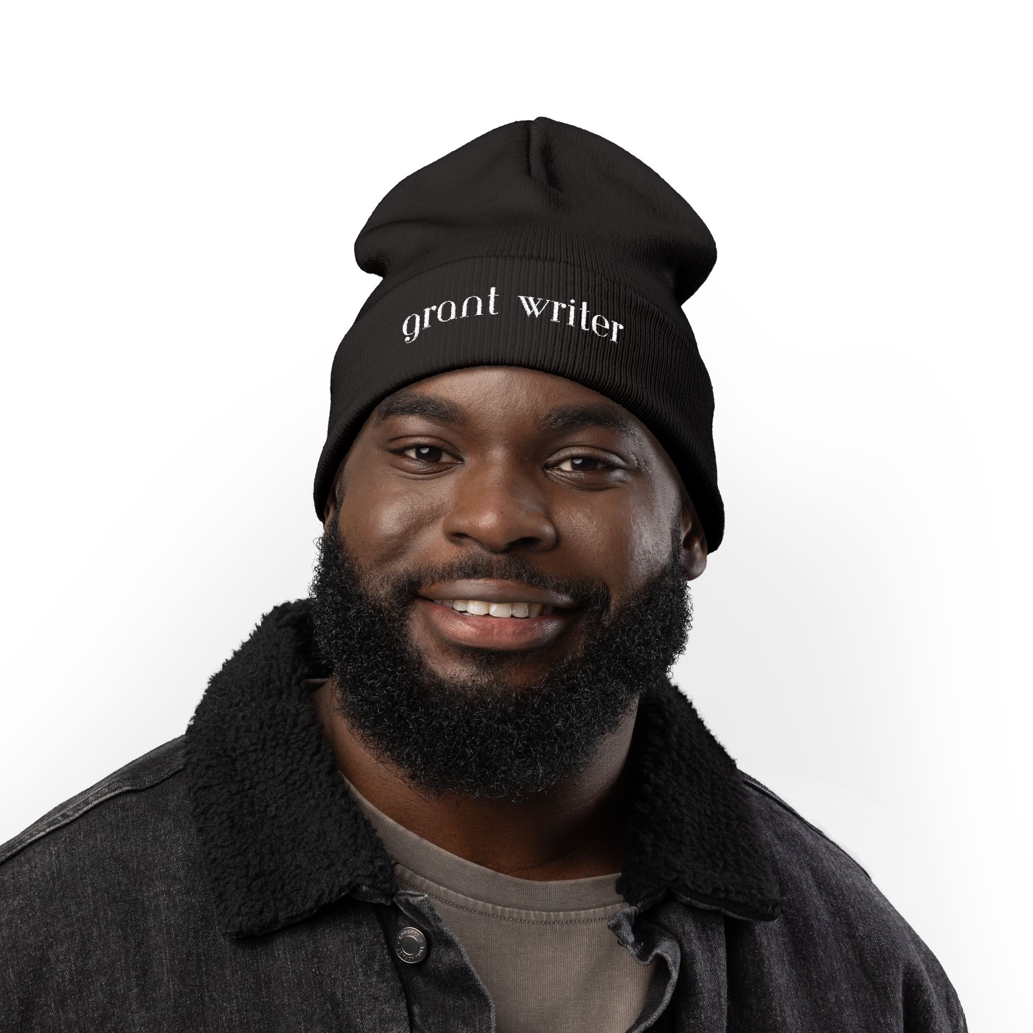 Grant Writer Knit Beanie (Embroidery) - Image 10