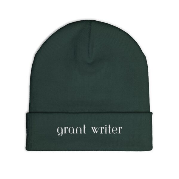 Grant Writer Knit Beanie (Embroidery) - Image 2