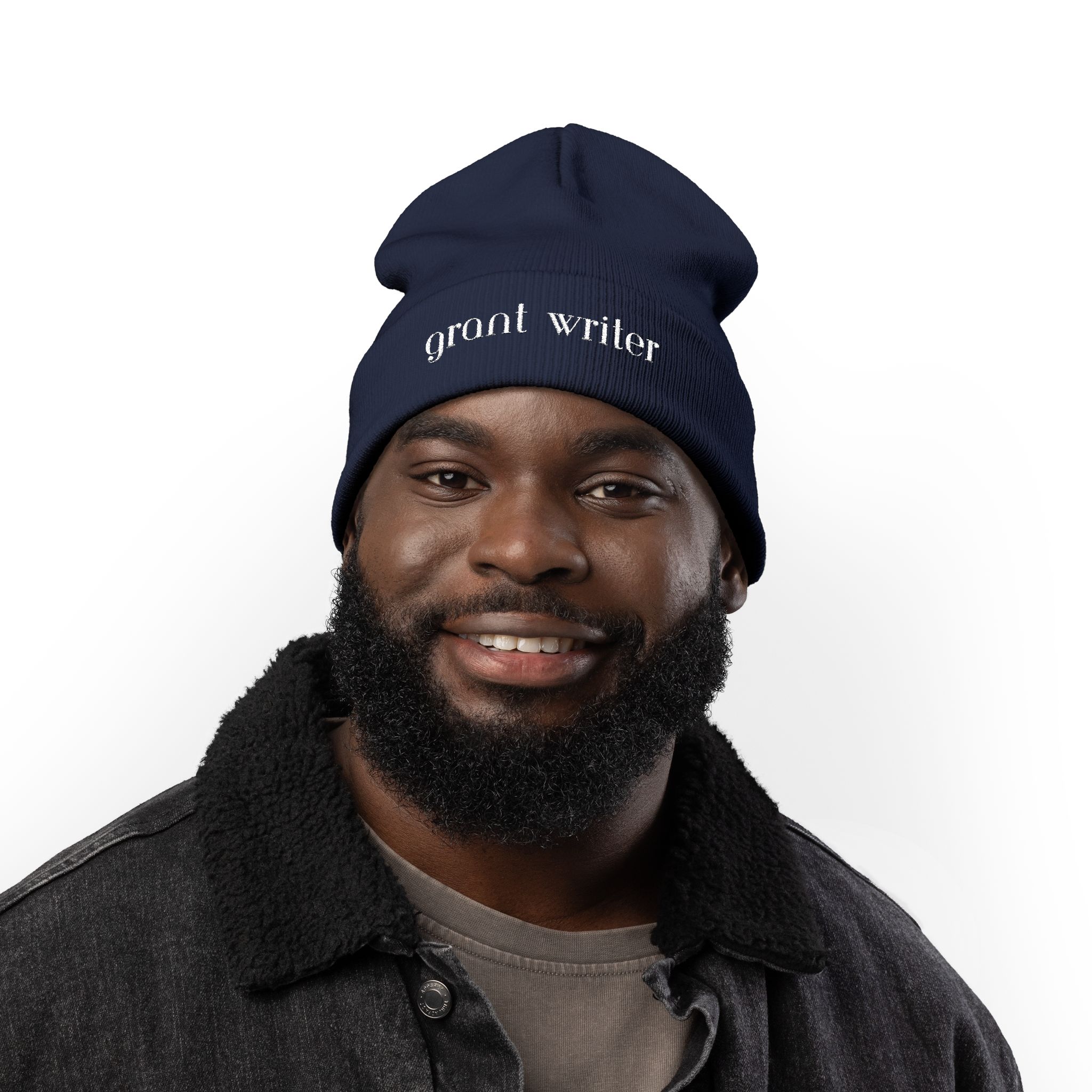 Grant Writer Knit Beanie (Embroidery) - Image 16