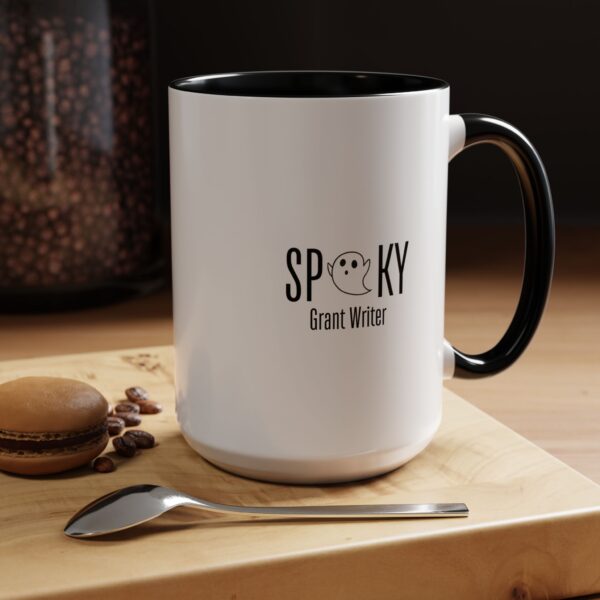 Spooky Grant Writer Accent Coffee Mug (11, 15oz) - Image 15