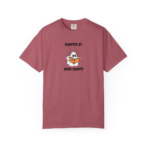 Haunted By Word Counts Unisex Garment-Dyed T-shirt - Image 63
