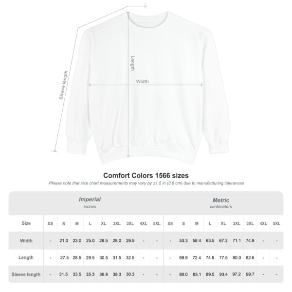 Spooky Grant Writer Unisex Garment-Dyed Sweatshirt - Image 12