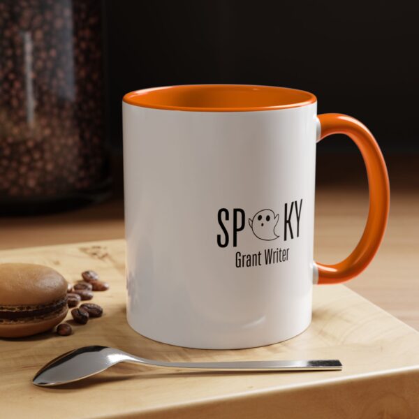 Spooky Grant Writer Accent Coffee Mug (11, 15oz) - Image 20
