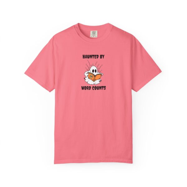 Haunted By Word Counts Unisex Garment-Dyed T-shirt - Image 49