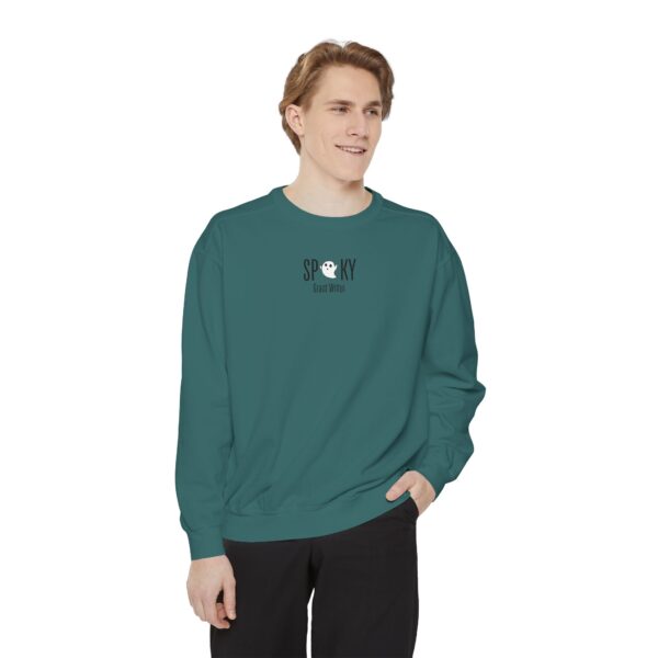 Spooky Grant Writer Unisex Garment-Dyed Sweatshirt - Image 27