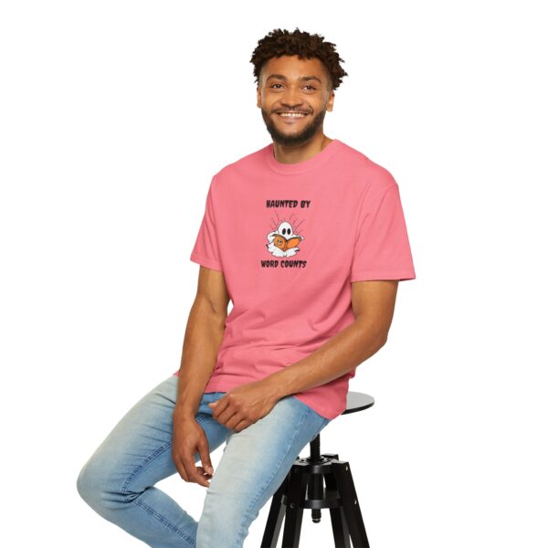 Haunted By Word Counts Unisex Garment-Dyed T-shirt - Image 54