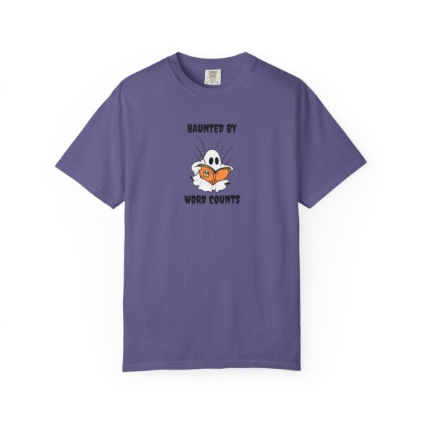 Haunted By Word Counts Unisex Garment-Dyed T-shirt - Image 42