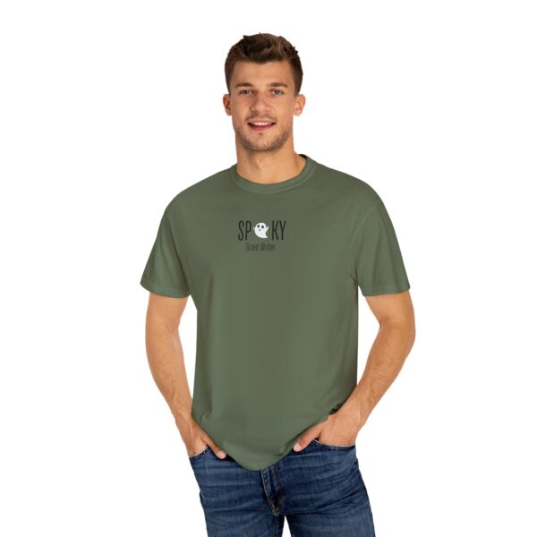 Spooky Grant Writer Unisex Garment-Dyed T-shirt - Image 34
