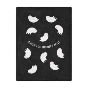Black Ghosts of Grants Past Minky Blanket