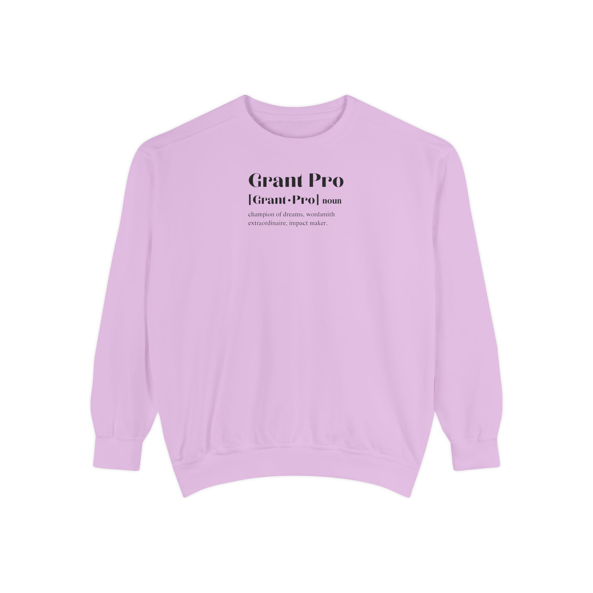 White Grant Pro Definition Unisex Garment-Dyed Sweatshirt - Image 28