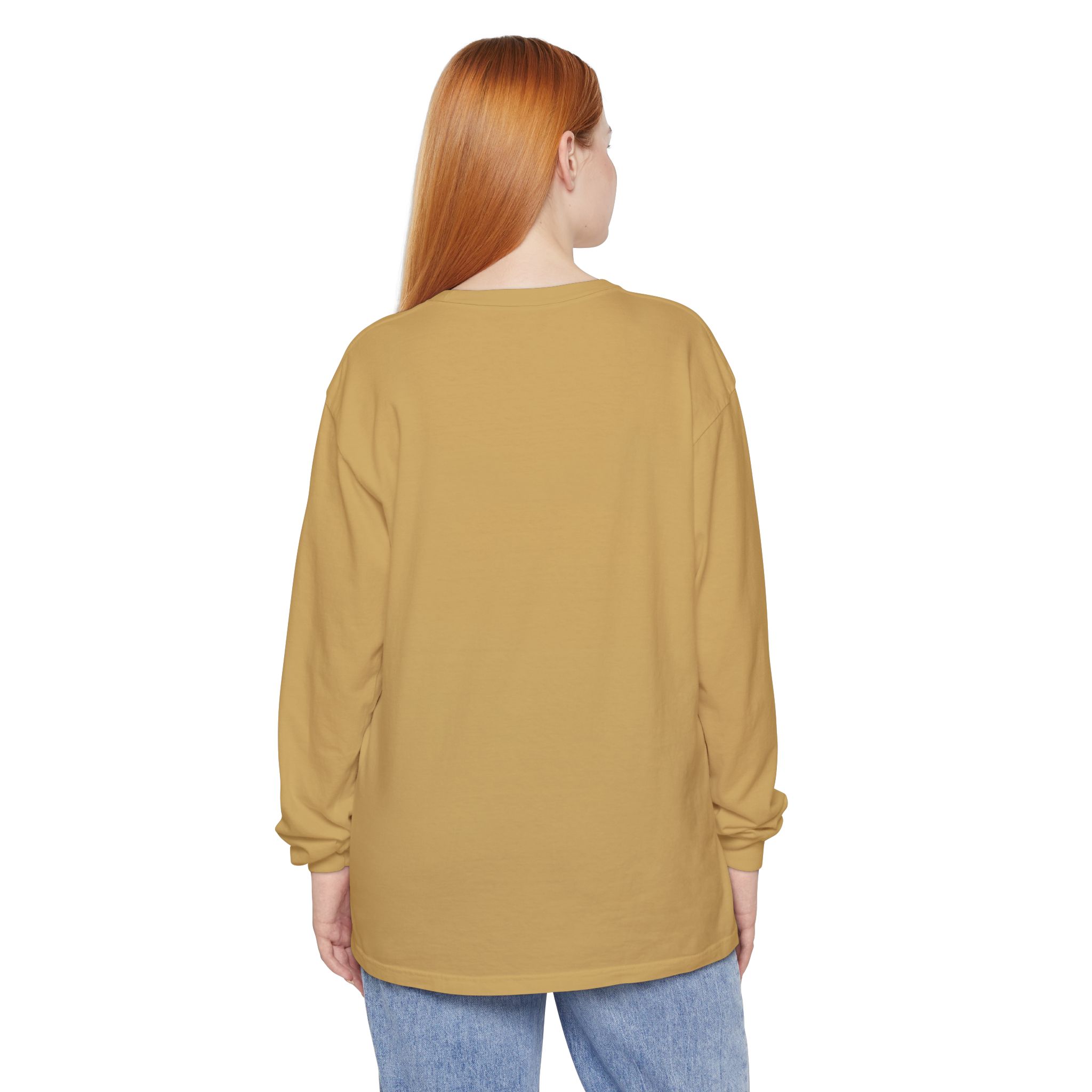 Fall Unisex Garment-dyed Long Sleeve T-Shirt - Image 28