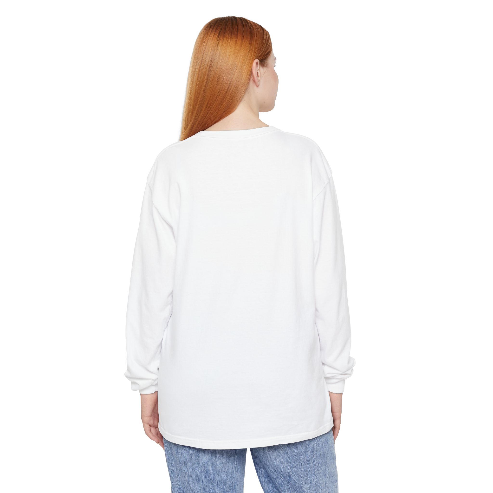 Fall Unisex Garment-dyed Long Sleeve T-Shirt - Image 10