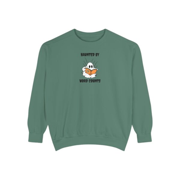 Haunted By Word Counts Unisex Garment-Dyed Sweatshirt - Image 26