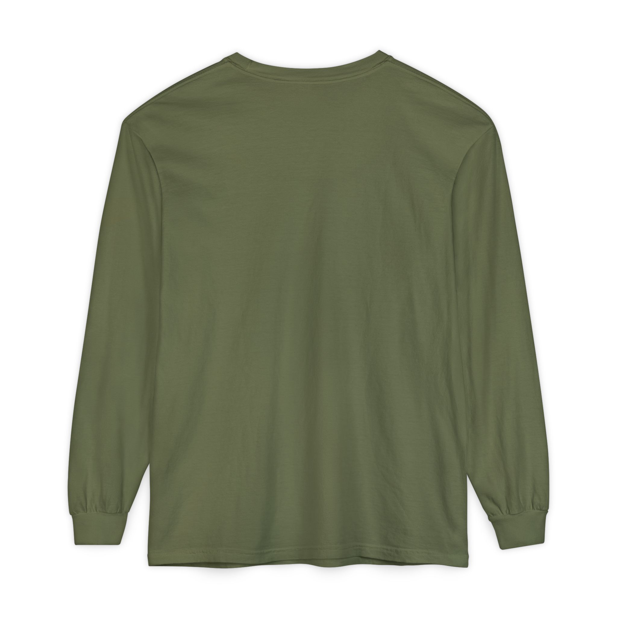Fall Unisex Garment-dyed Long Sleeve T-Shirt - Image 50