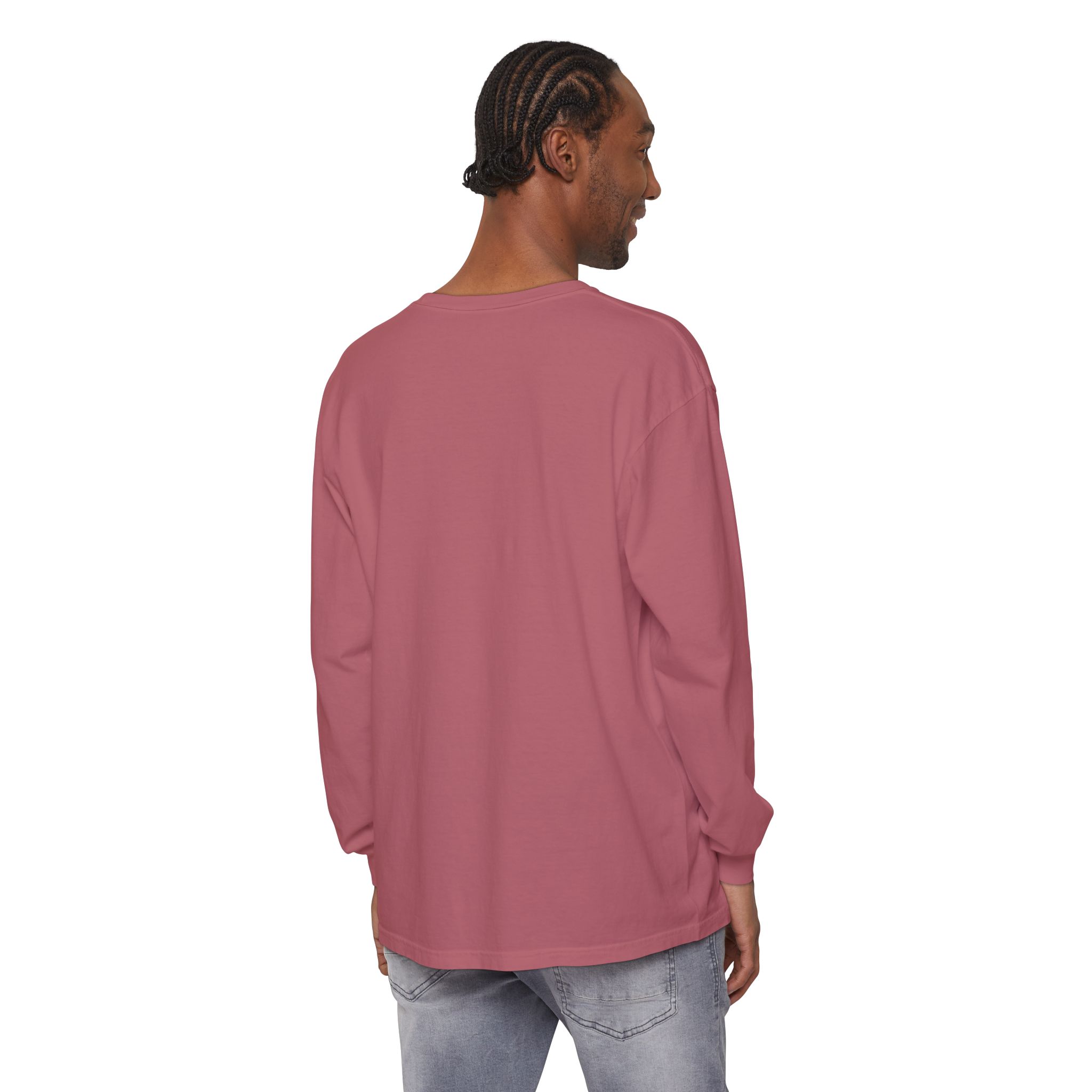 Spooky Grant Writer Unisex Garment-dyed Long Sleeve T-Shirt - Image 5