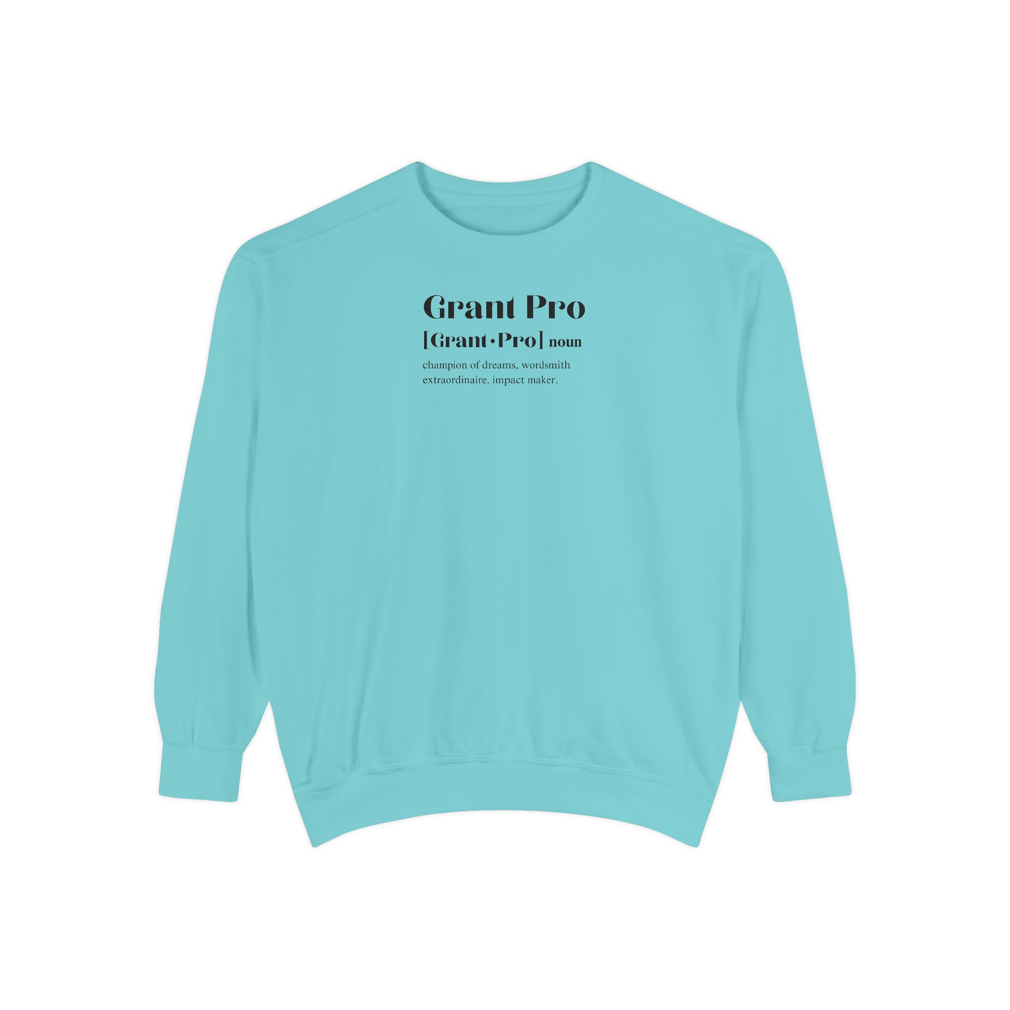 White Grant Pro Definition Unisex Garment-Dyed Sweatshirt - Image 16