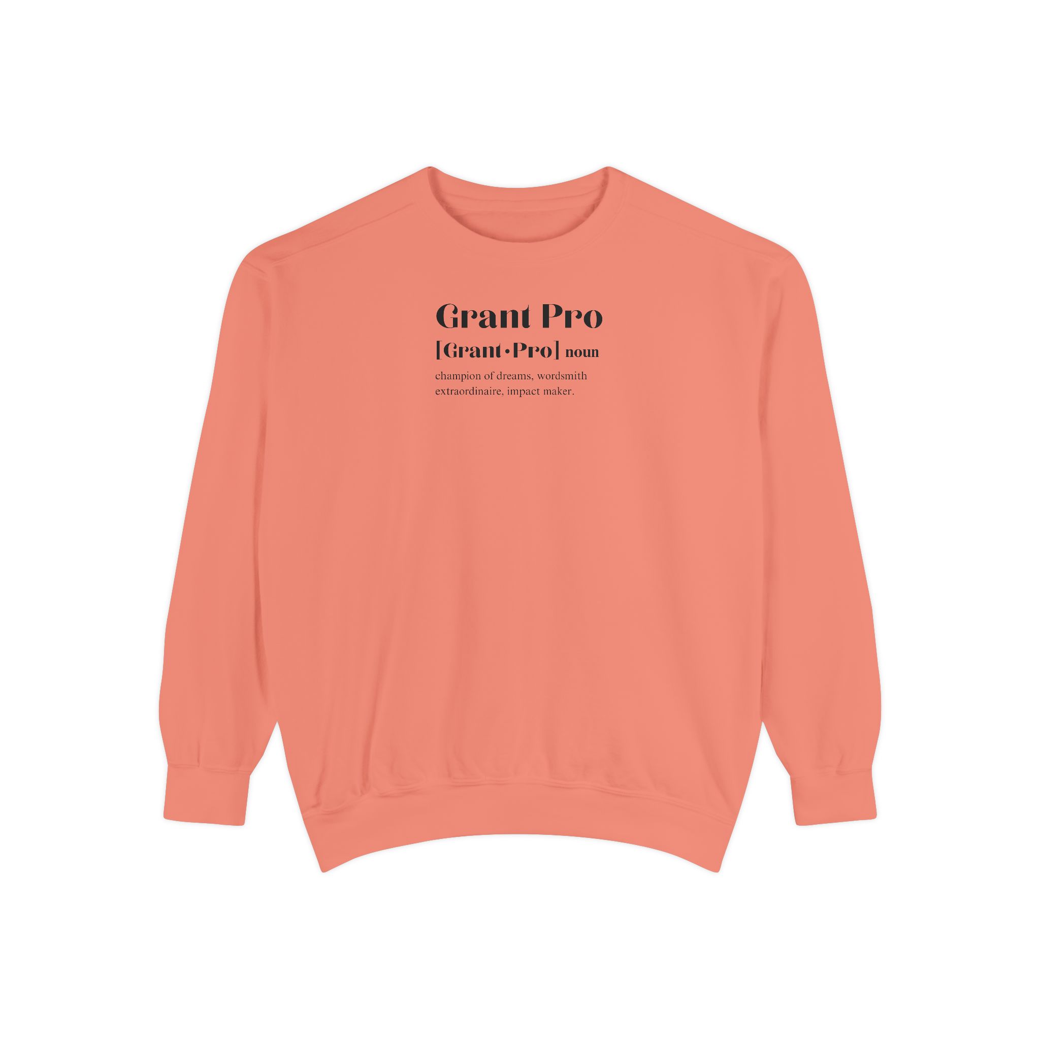White Grant Pro Definition Unisex Garment-Dyed Sweatshirt - Image 8