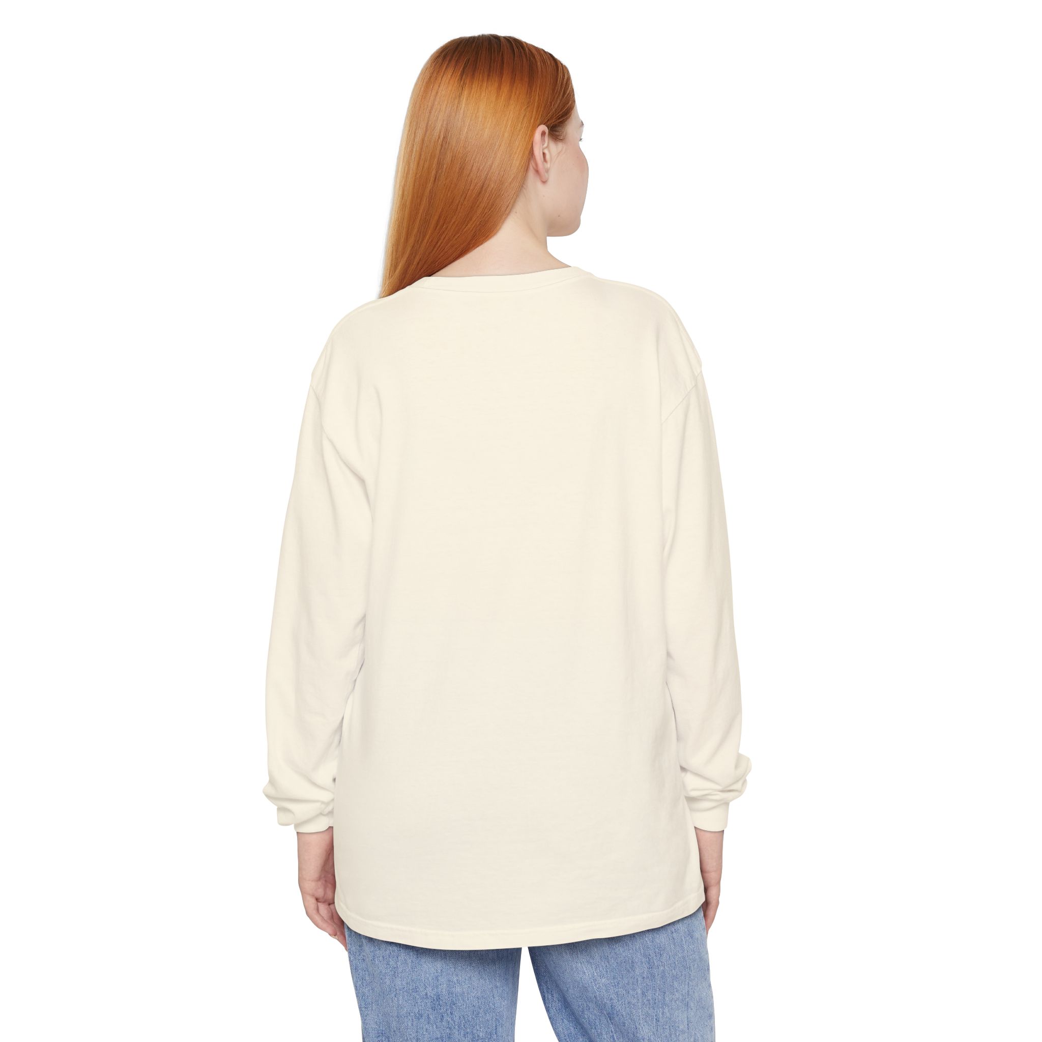 Fall Unisex Garment-dyed Long Sleeve T-Shirt - Image 22