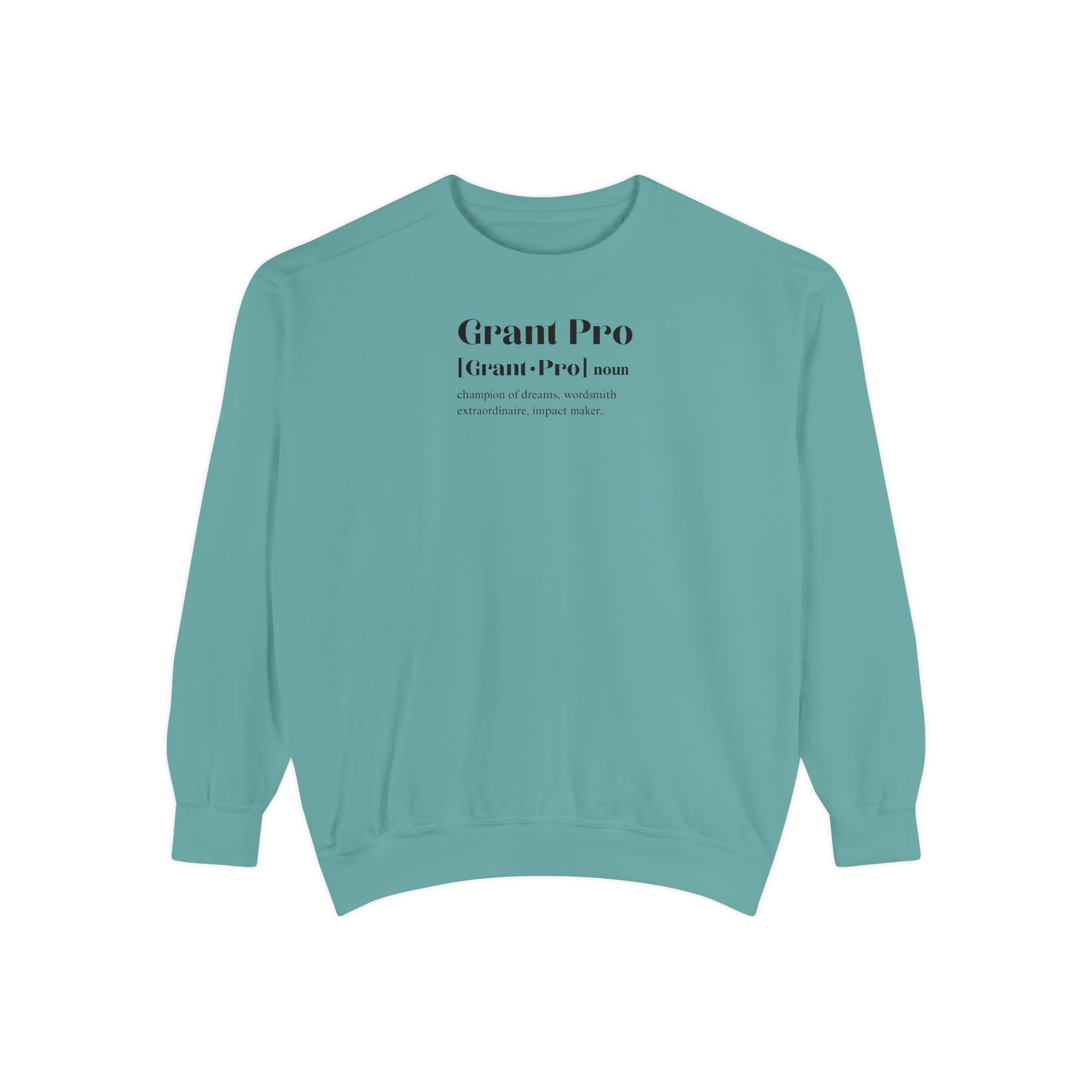 White Grant Pro Definition Unisex Garment-Dyed Sweatshirt - Image 20