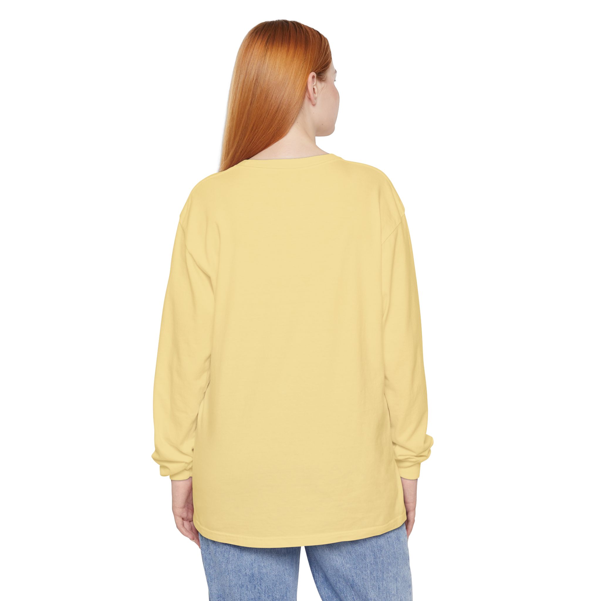 Fall Unisex Garment-dyed Long Sleeve T-Shirt - Image 40