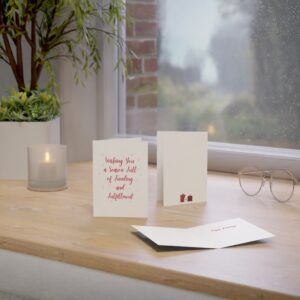 Grant Writer Happy Holidays Greeting Card (1, 10, 30, and 50pcs)