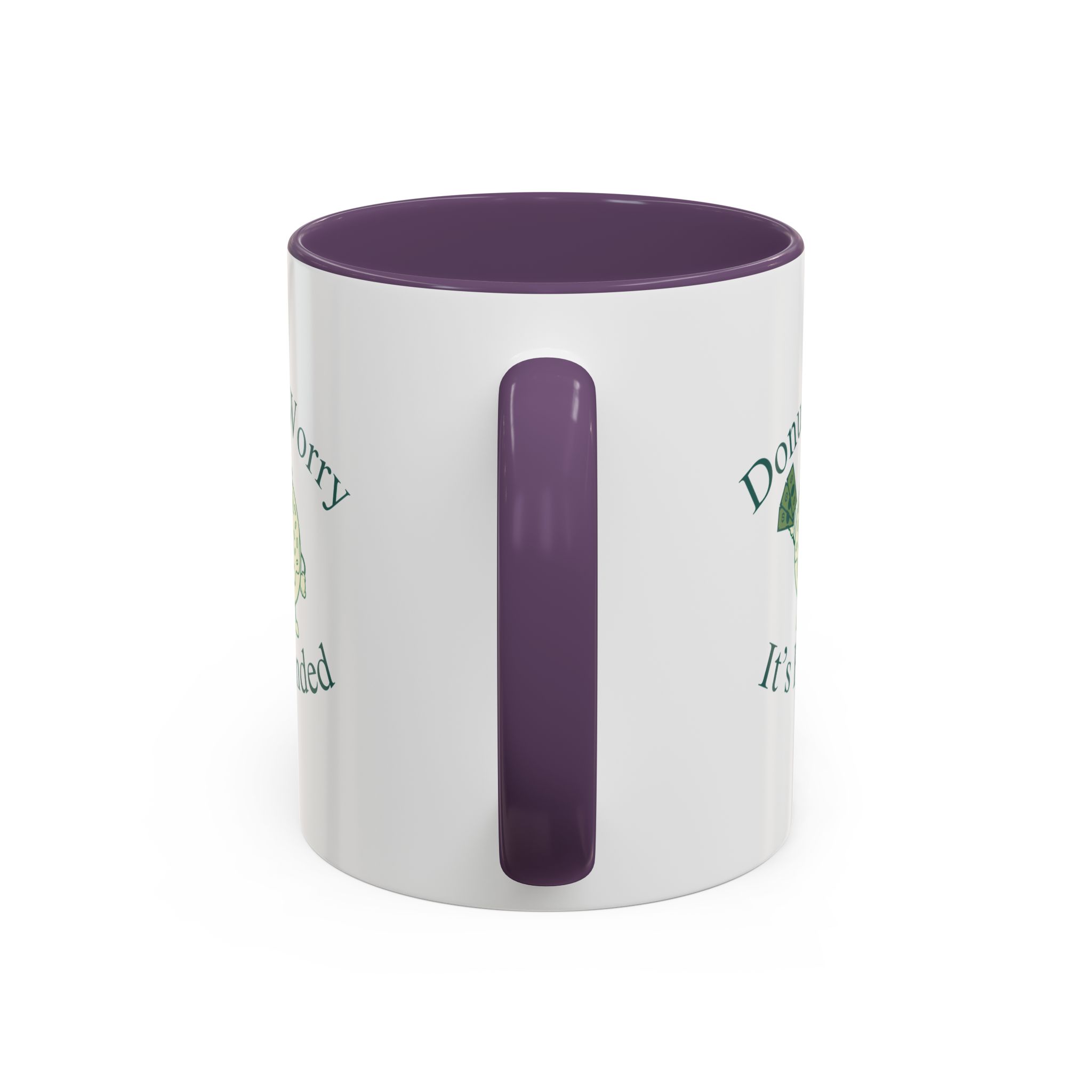 Donut Worry, It's Funded Accent Coffee Mug (11, 15oz) - Image 35