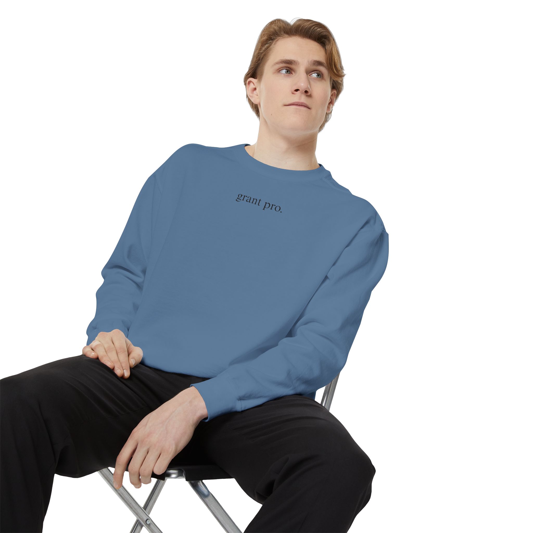 Grant Pro Unisex Garment-Dyed Sweatshirt - Image 41