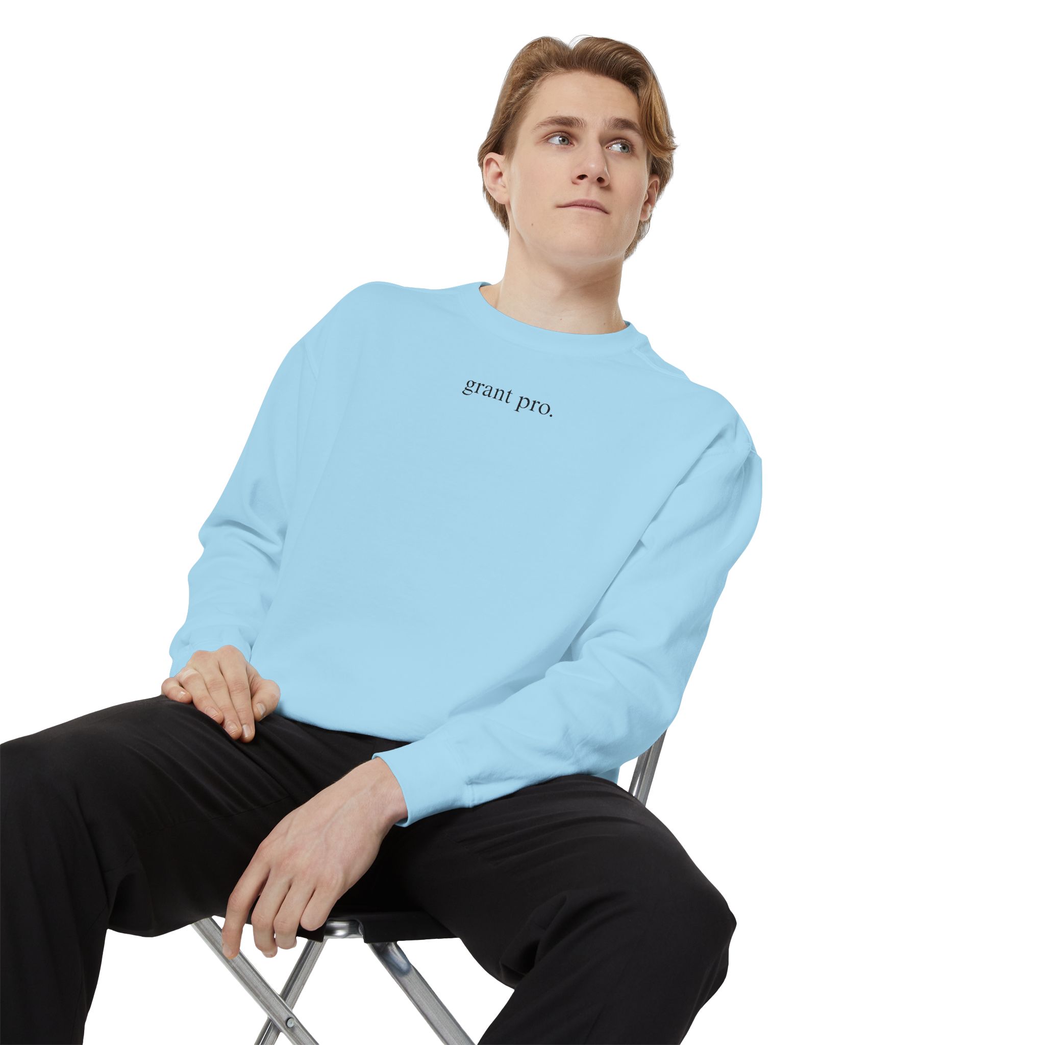 Grant Pro Unisex Garment-Dyed Sweatshirt - Image 5