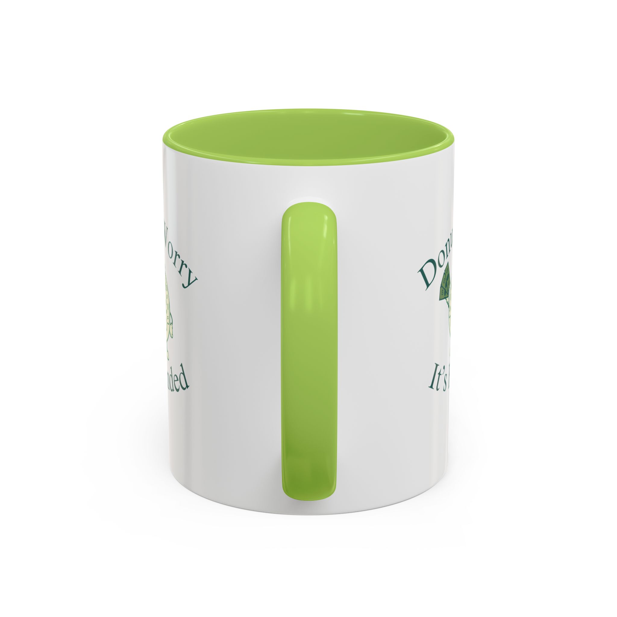 Donut Worry, It's Funded Accent Coffee Mug (11, 15oz) - Image 3