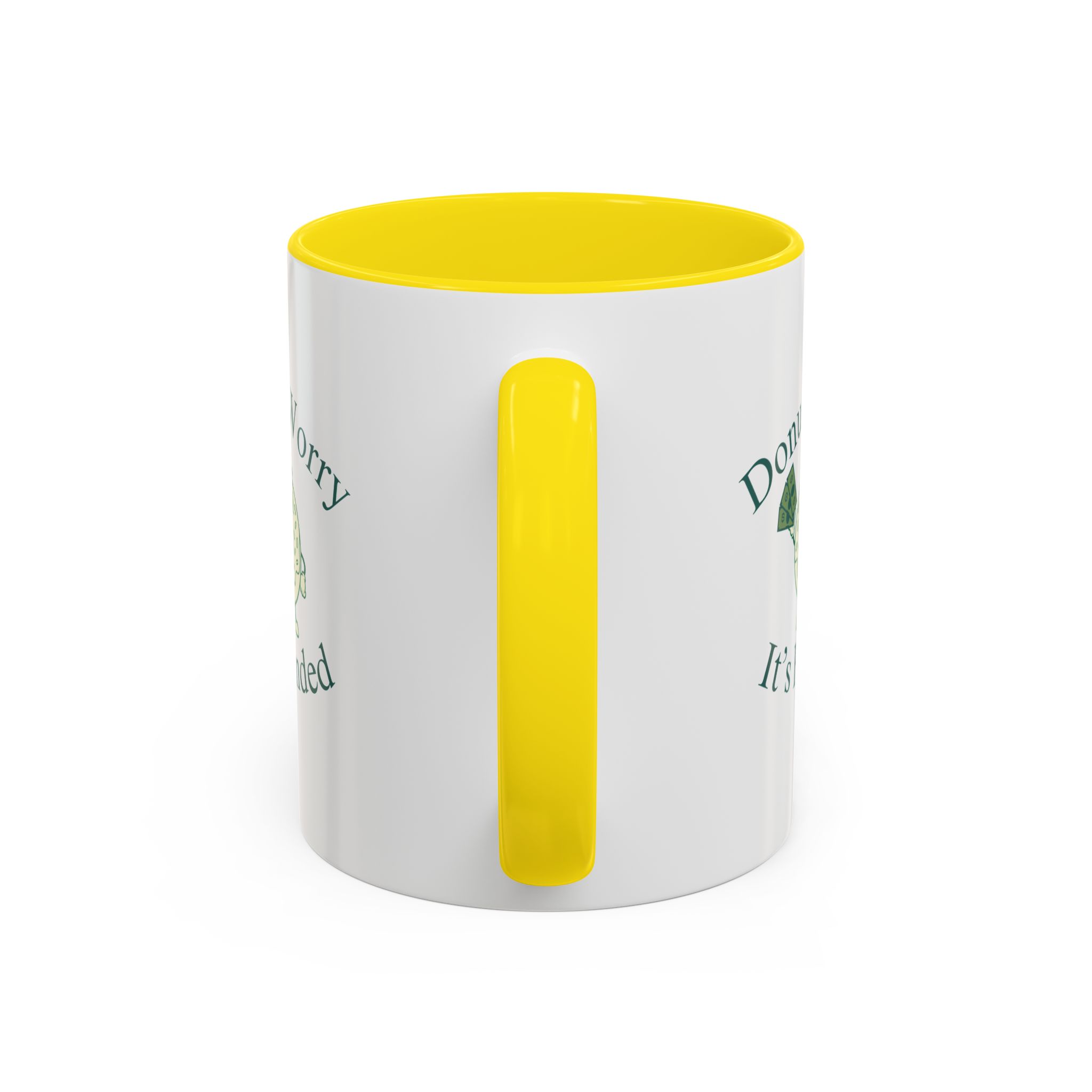 Donut Worry, It's Funded Accent Coffee Mug (11, 15oz) - Image 31