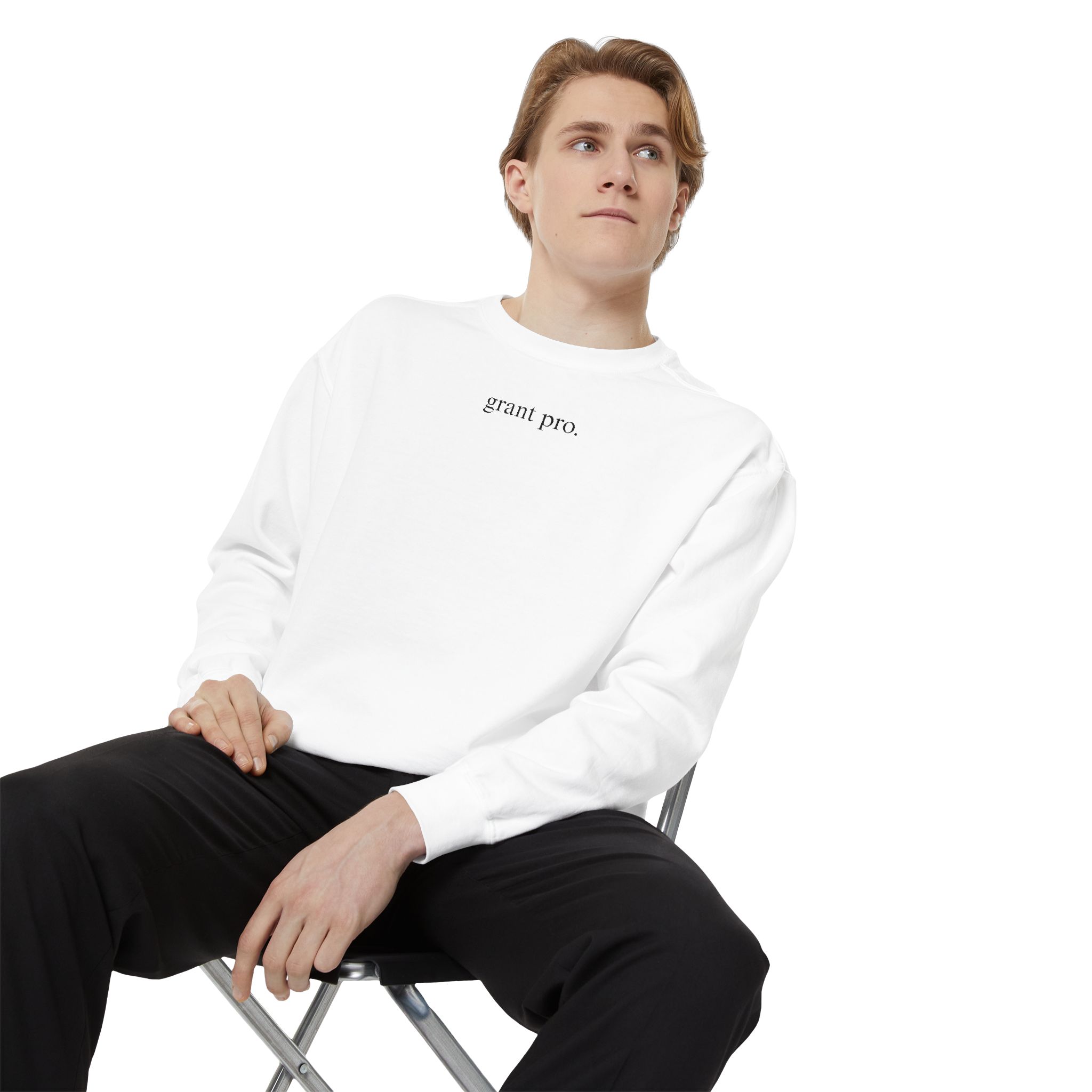 Grant Pro Unisex Garment-Dyed Sweatshirt - Image 11