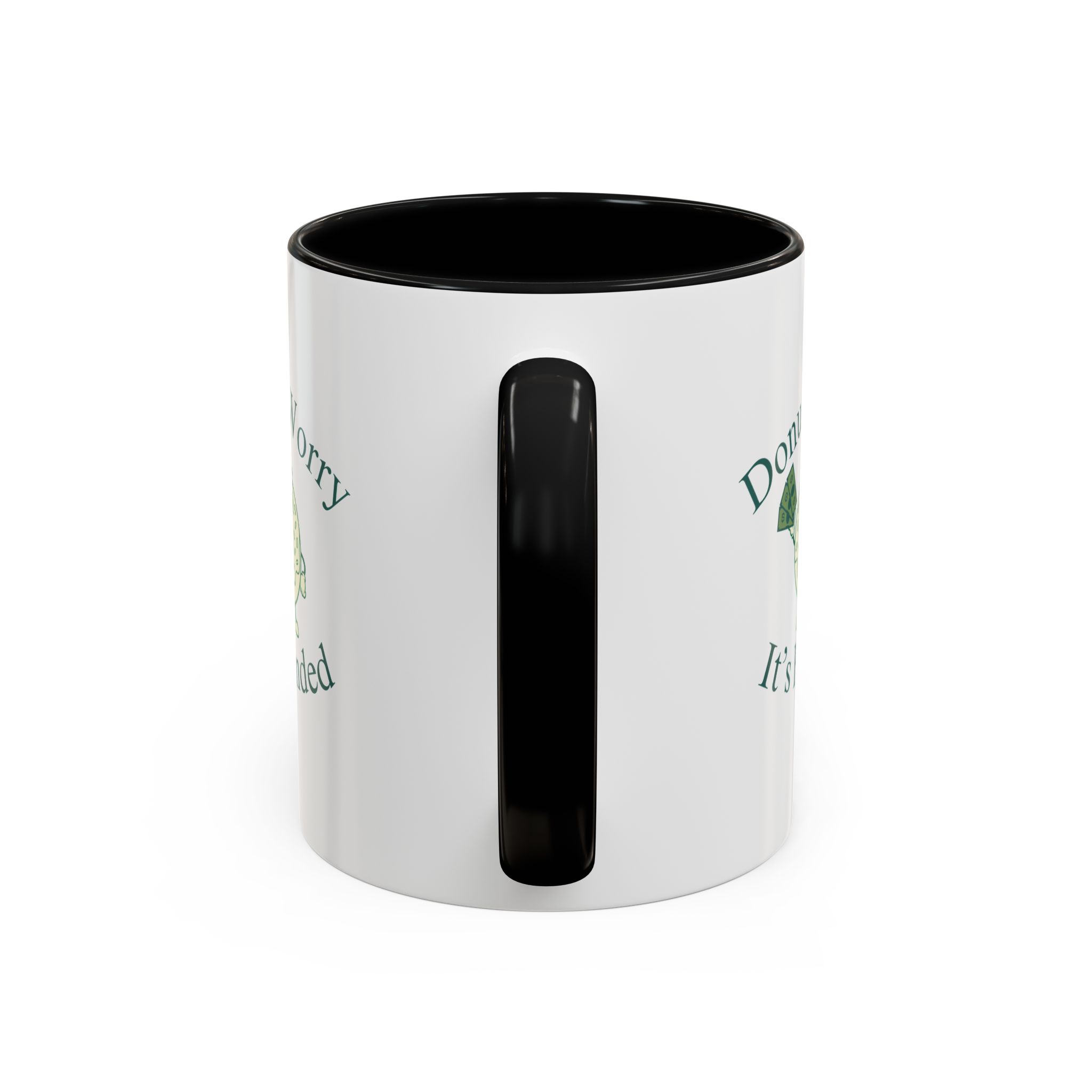 Donut Worry, It's Funded Accent Coffee Mug (11, 15oz) - Image 7
