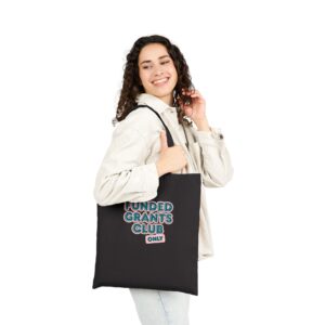 Funded Grants Club Only Cotton Canvas Tote Bag