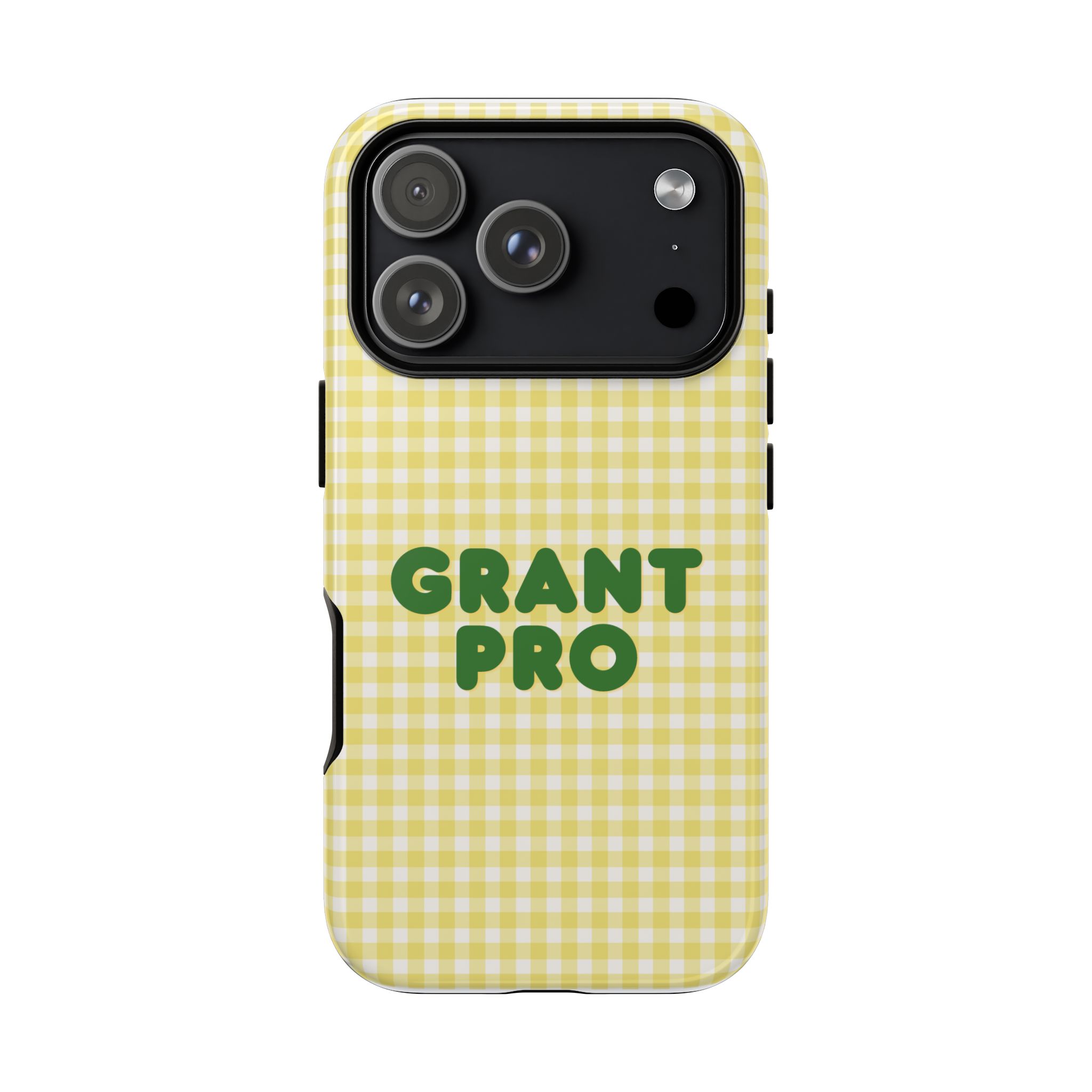 Spring Yellow Checkered Grant Pro Tough Case - Image 93