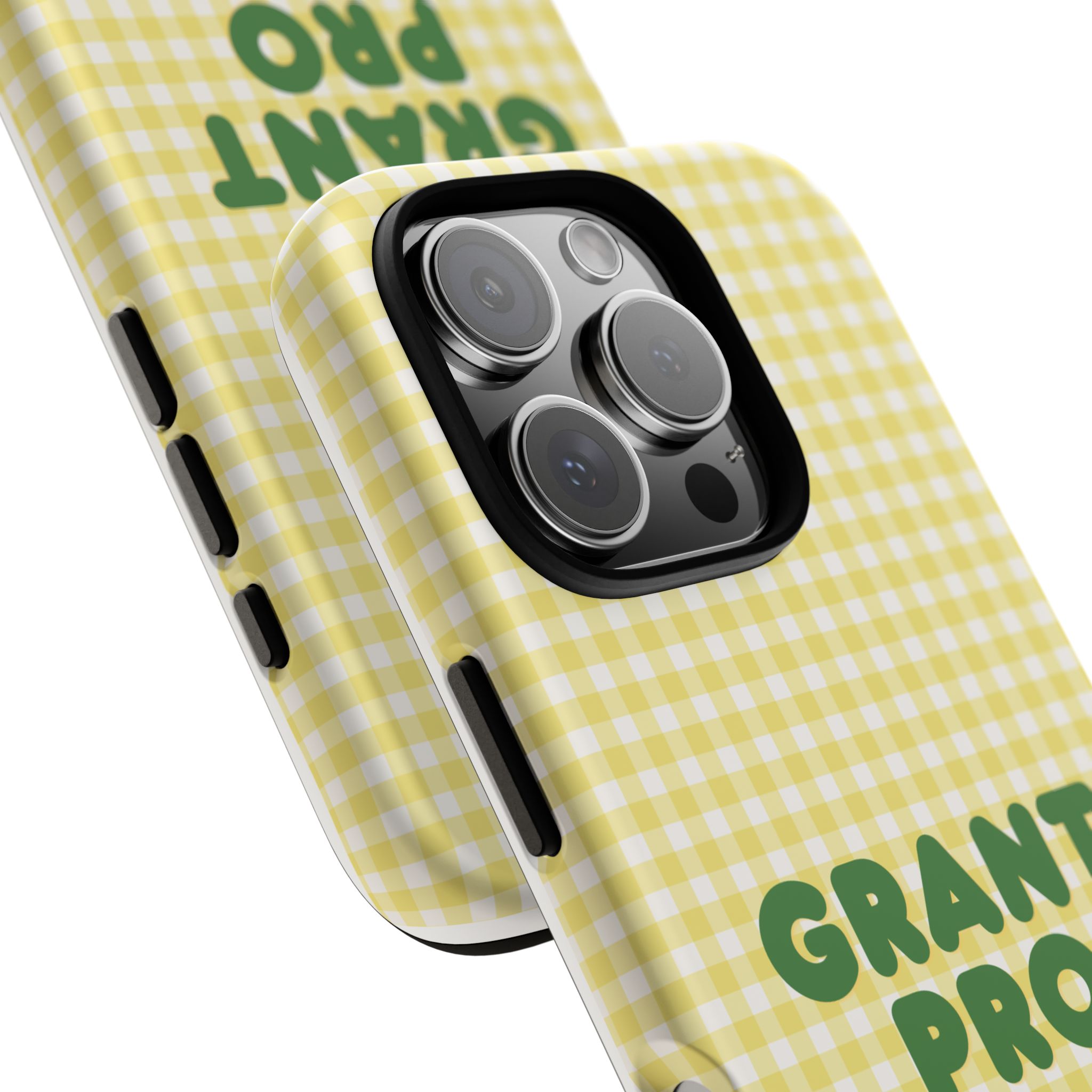 Spring Yellow Checkered Grant Pro Tough Case - Image 82