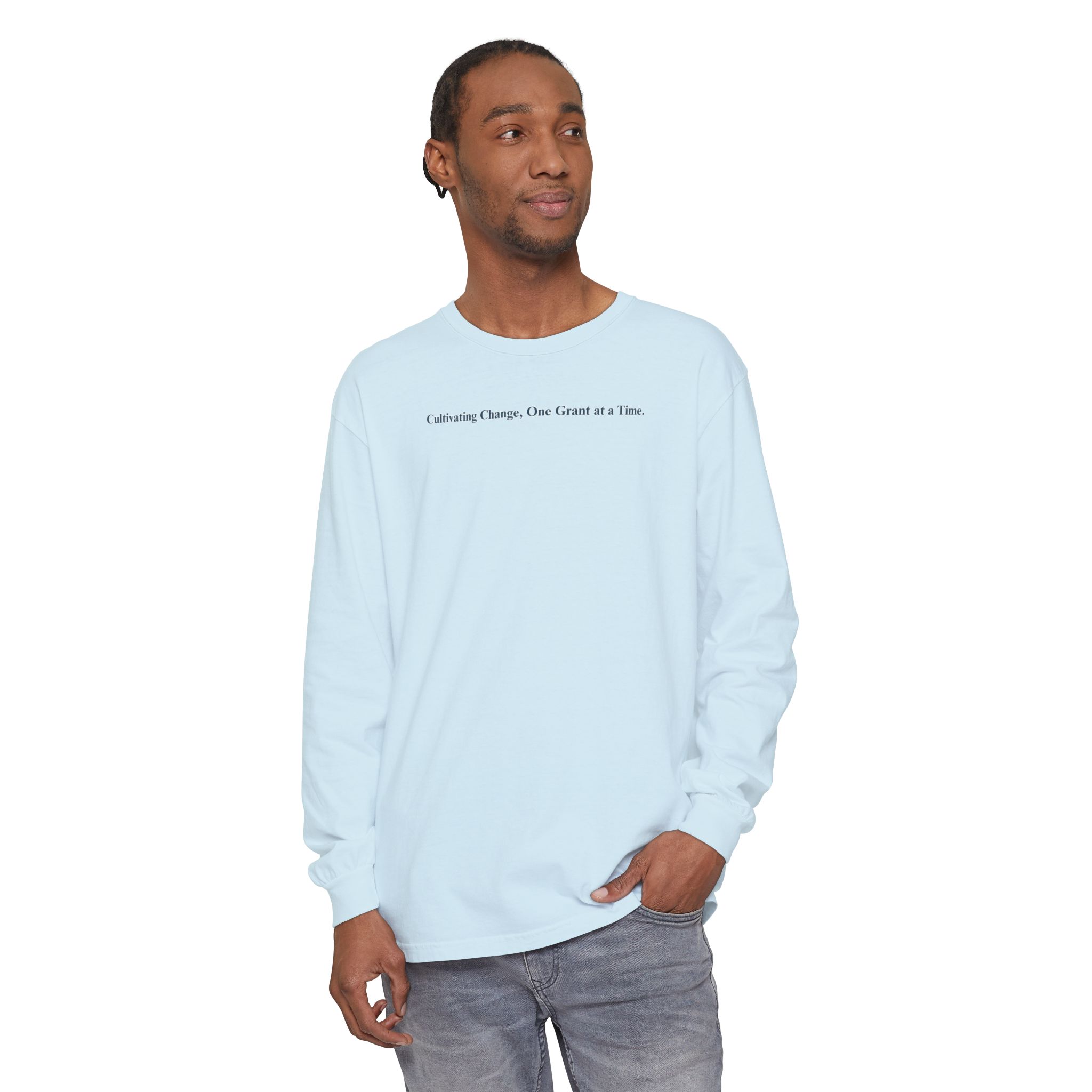 Cultivating Change, One Grant at a Time. Unisex Garment-dyed Long Sleeve T-Shirt - Image 15