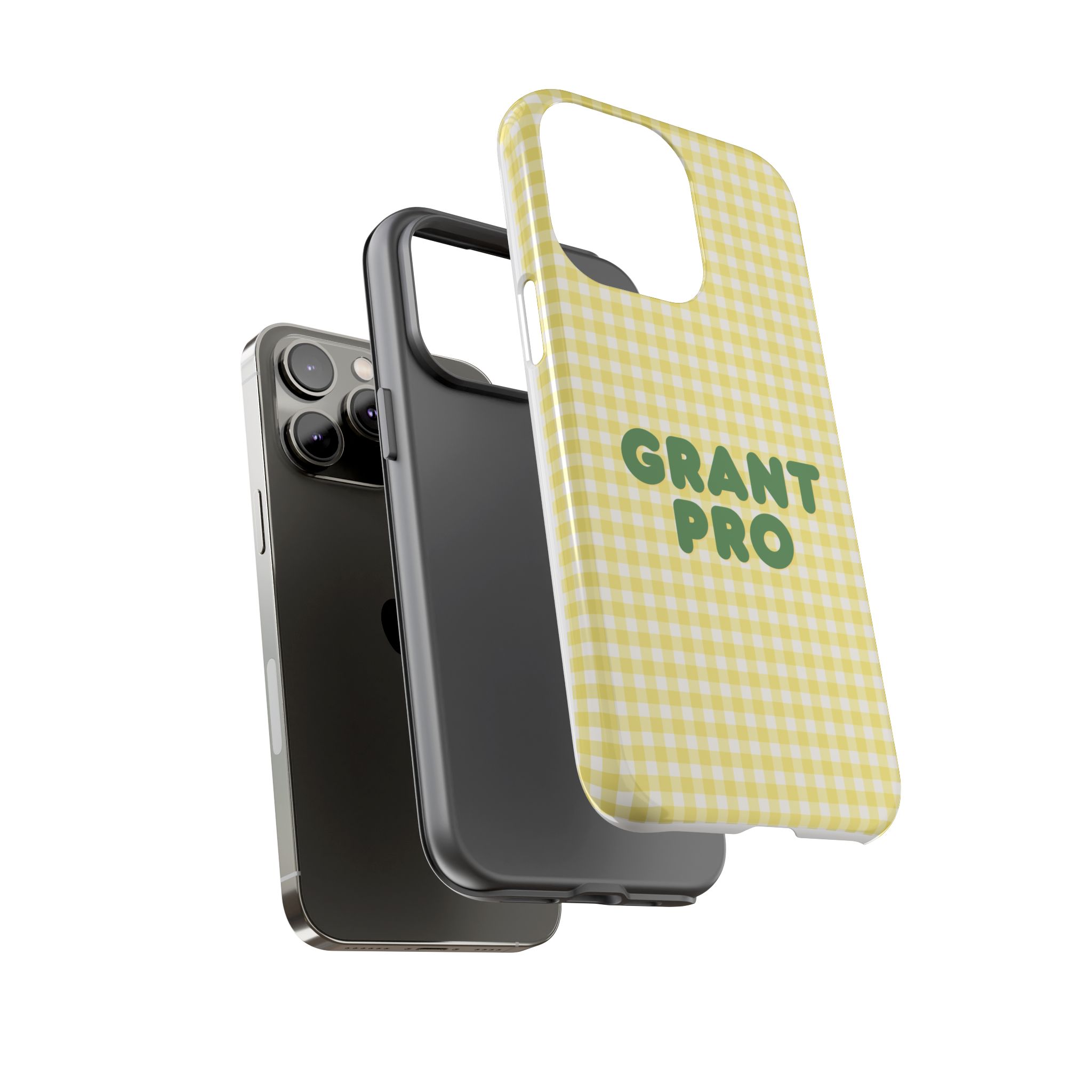 Spring Yellow Checkered Grant Pro Tough Case - Image 31