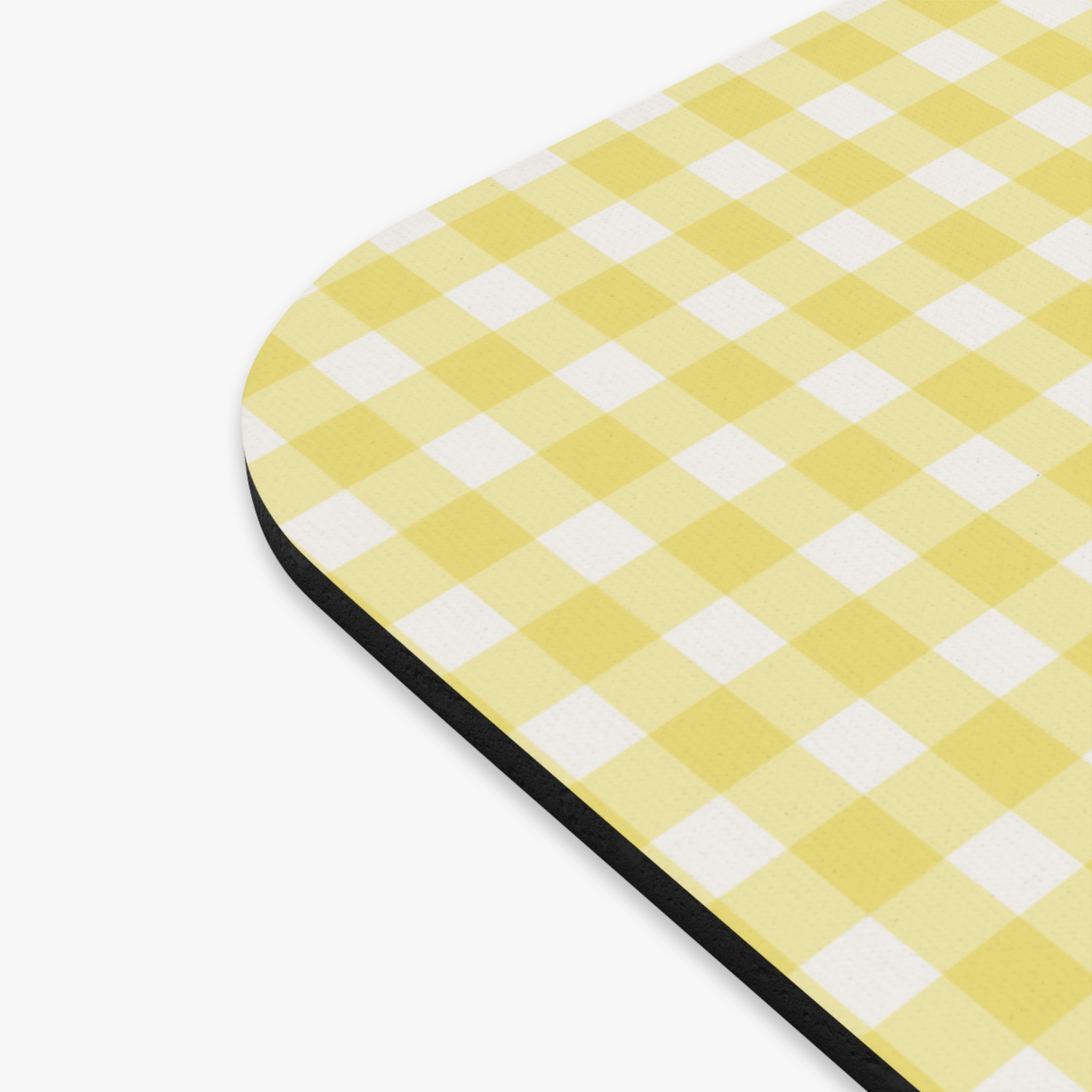 Spring Yellow Checkered Grant Pro Mouse Pad (Rectangle) - Image 3