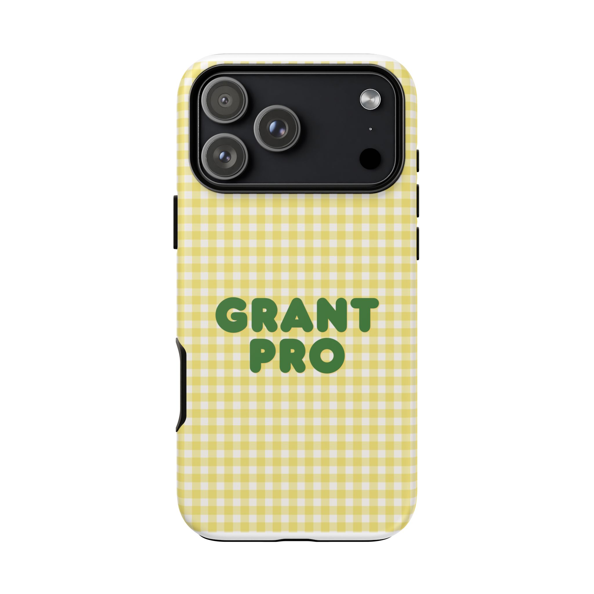 Spring Yellow Checkered Grant Pro Tough Case - Image 96