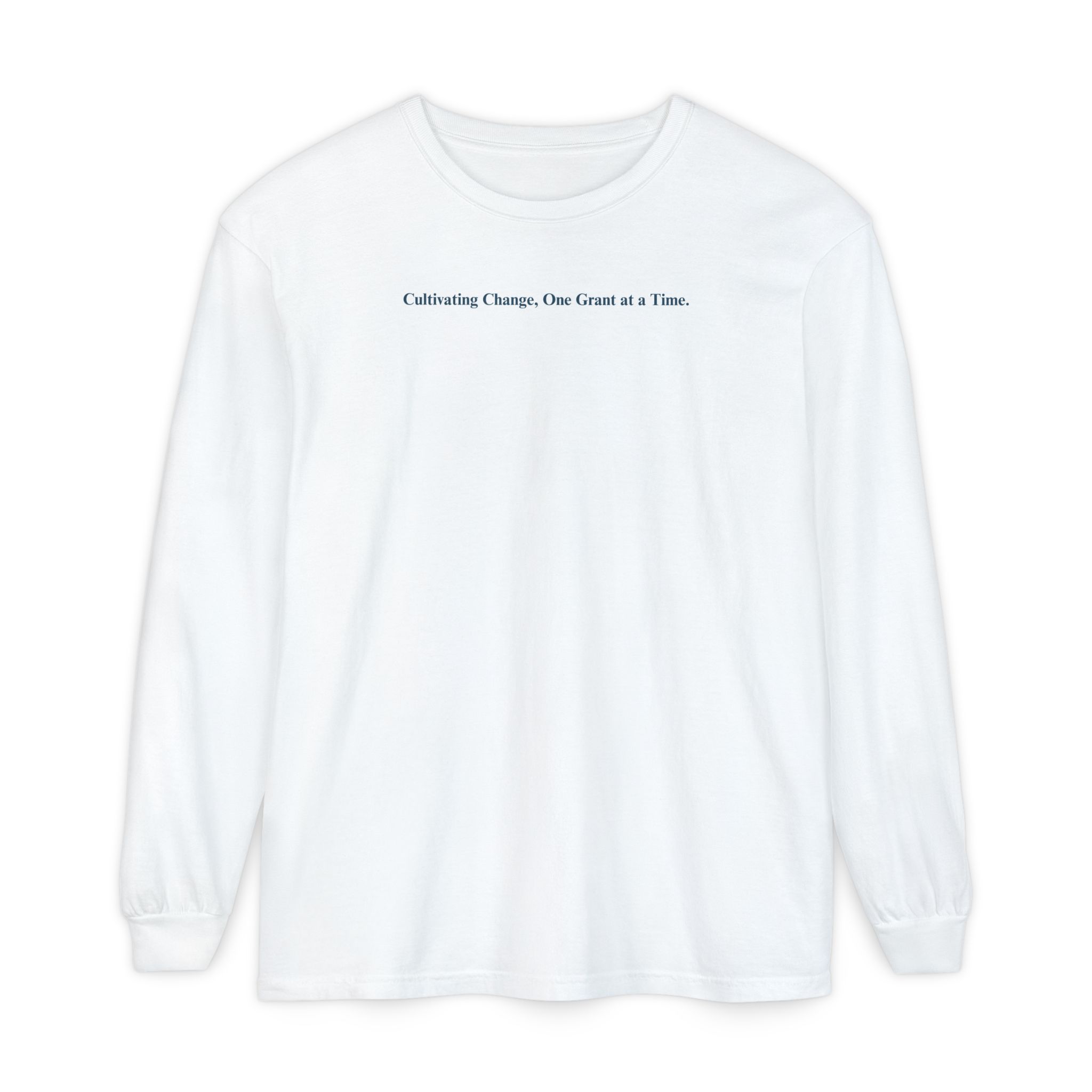Cultivating Change, One Grant at a Time. Unisex Garment-dyed Long Sleeve T-Shirt - Image 6