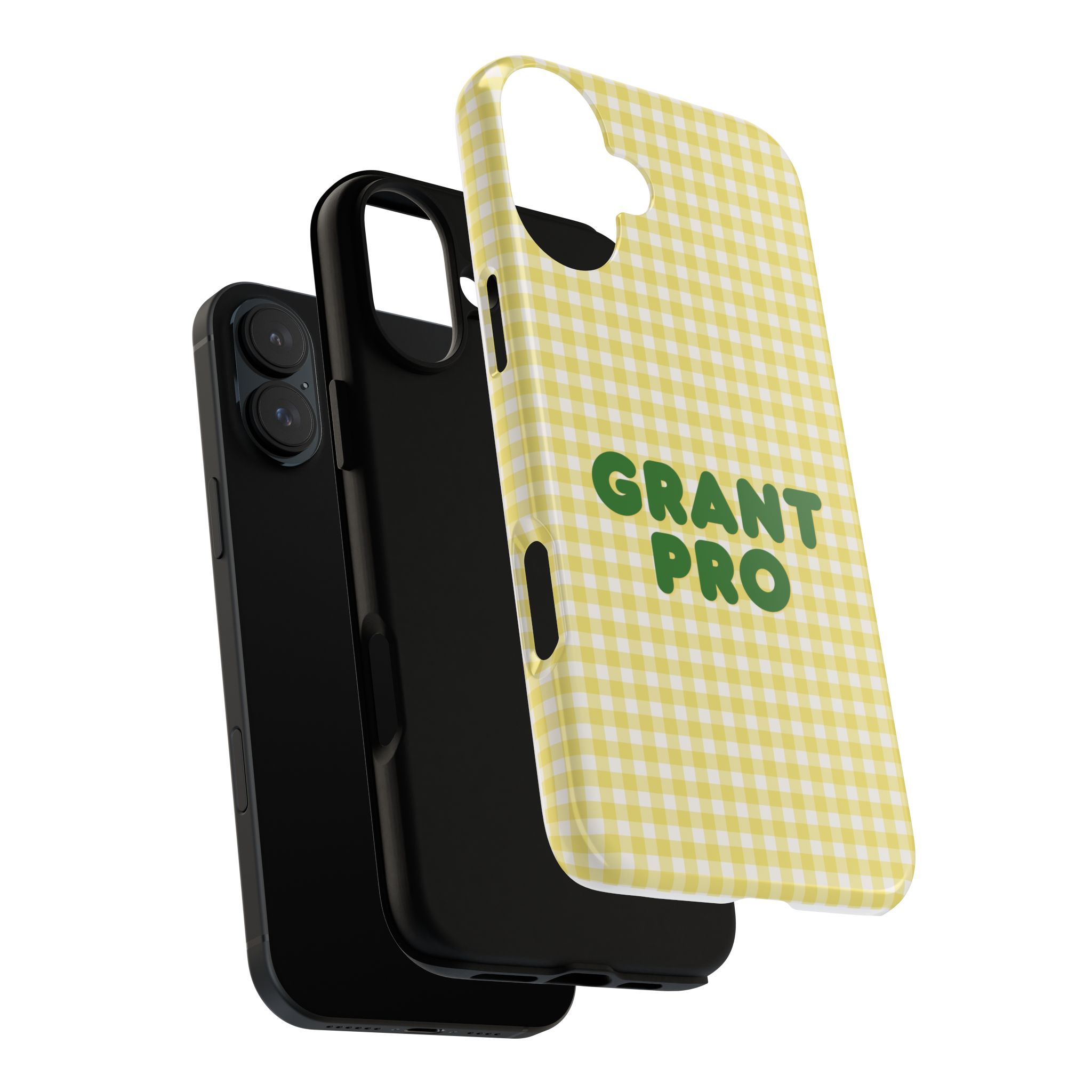 Spring Yellow Checkered Grant Pro Tough Case - Image 71